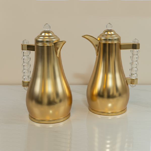 ⁦2PCS VACUUM FLASK SET-1.0+1.0L⁩ - الصورة ⁦1⁩