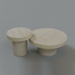 2 PCS COMBINATION COFFEE TABLE 4CTN SET-50X50X50/80X80X38CM