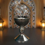 STEEL INCENSE BURNER-11X17CM