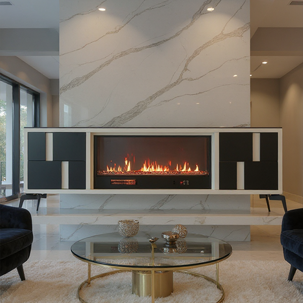 FIREPLACE WITH HEATER-1800X330X600