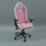 GAME CHAIR -WHITE & PINK