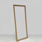 WOODEN FRAMED MIRROR-600X600X1700MM
