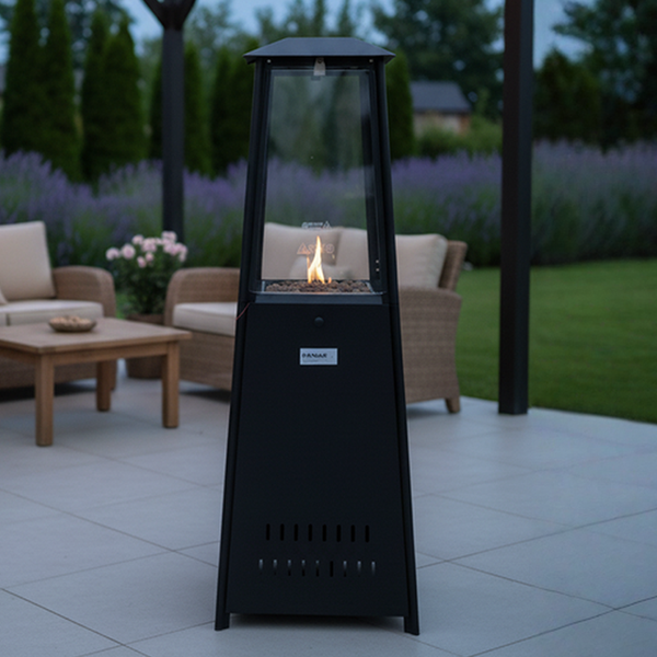 FANAR GAS-FIRED OUTDOOR PATIO HEATER-1490MM-8KW