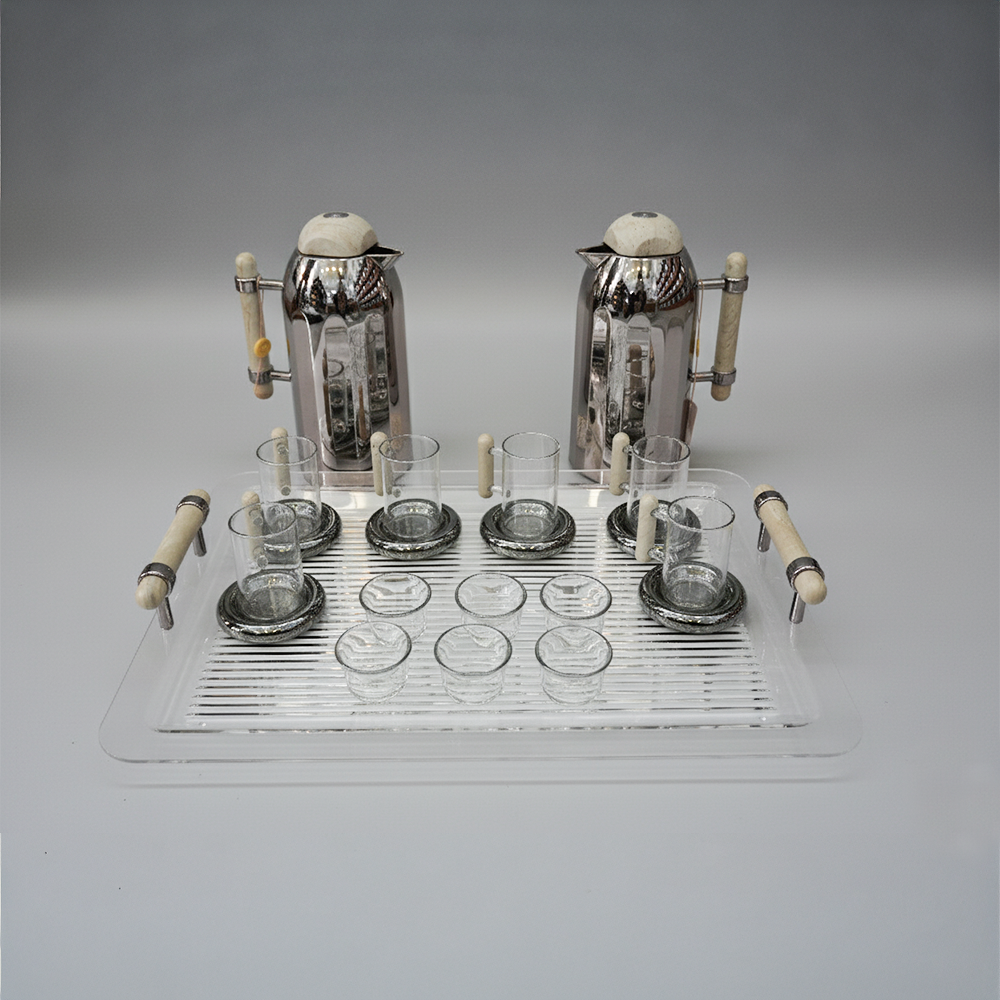 1013820000009 ALMARJAN VACUUM FLASK SET-FG211-21 GBL/TM - Image 1