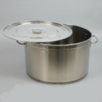 S/STEEL COOKING POT W/LID-45CM - Image 2