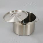 ⁦S/STEEL COOKING POT W/LID-35CM⁩ - الصورة ⁦2⁩