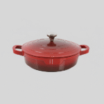 S/STEEL COOKING POT W/LID-28CM