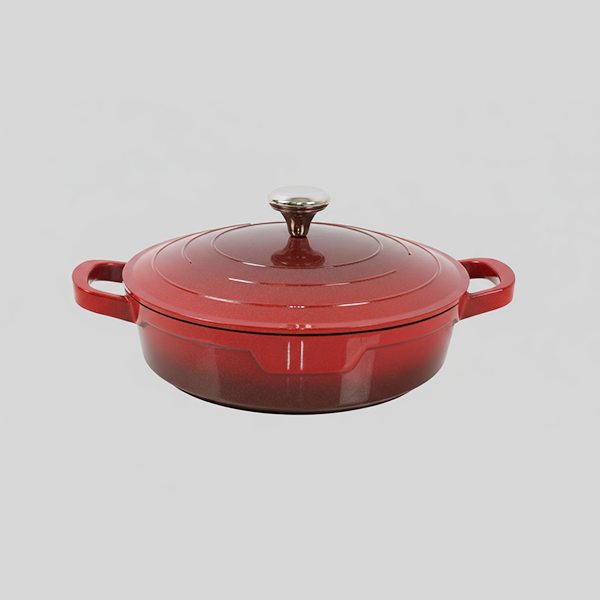 S/STEEL COOKING POT W/LID-28CM