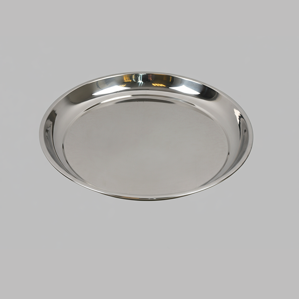 1704228027462 S/STEEL ROUND TRAY-40.5CM - الصورة 1