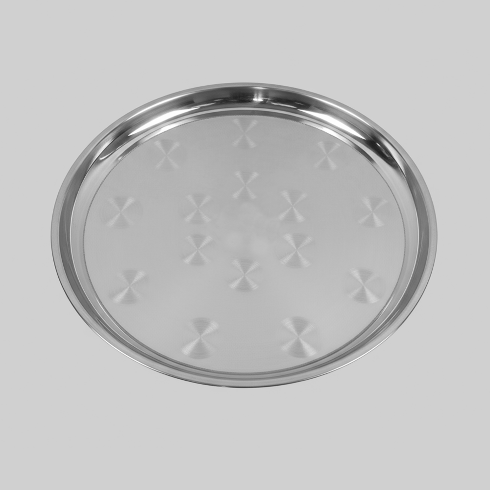 ⁦S/STEEL ROUND TRAY-40CM⁩ - الصورة ⁦1⁩