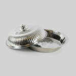 ⁦S/STEEL KOOZY TRAY W/LID-50CM⁩ - الصورة ⁦2⁩