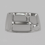 S/STEEL FOOD DIVIDER MESS TRAY