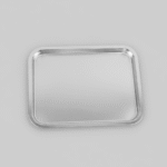S/STEEL SERVING TRAY-40X30X2.5CM