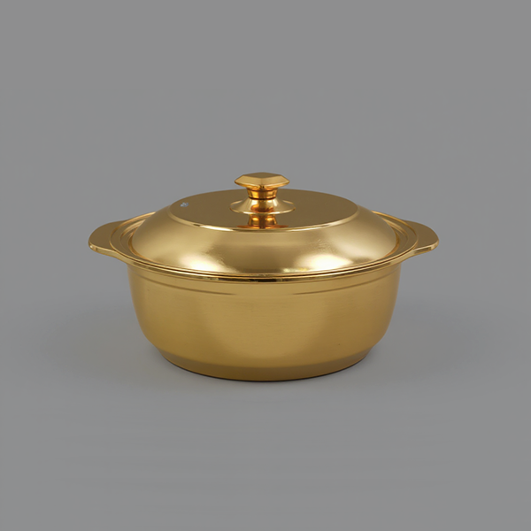 1704228120526 S/STEEL SERVING POT W/LID-30CM - Image 1