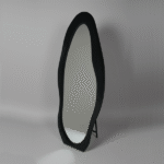 MIRROR W/STAND-BLACK177X75 CM