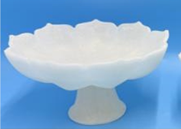 Screenshot from 2025-12-30 09-23-49 MARBLE FRUIT BOWL W/BASE-20X20X11CM - الصورة 1