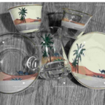 36PCS GLASS TEA & CAWA SET