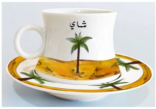 Screenshot from 2026-01-31 17-48-06 6+6 PCS CERAMIC CUP & SAUCER SET-5.5X5.5X11.5CM - الصورة 1