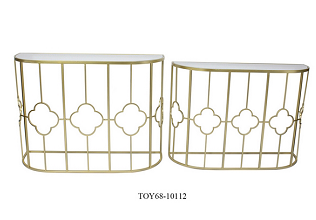 Screenshot from 2026-01-31 18-12-44 IRON+GLASS TABLE-107X35.5X79CM - الصورة 1