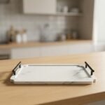 SERVING TRAY W/HANDLE-34X24CM