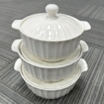 CERAMIC SOUP POT W/LID-23X19X14