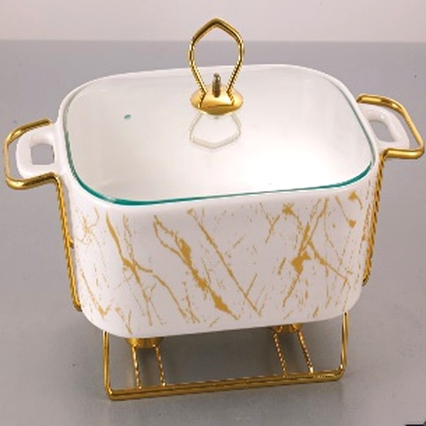 1012480000936.png CHAFING DISH-13 WHITE - Image 1