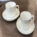 12PCS  CERAMIC COFFEE CUP & SAUCER SET