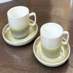 12PCS  CERAMIC TEA CUP & SAUCER SET