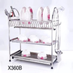 S/STEEL DISH RACK-67*28*55