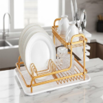 ALUMINIUM ALLOY DISH RACK-56*25*37