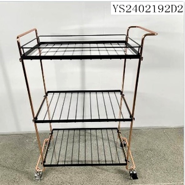 ⁦3-TIER TROLLEY RACK-48.5X30X80⁩ - الصورة ⁦1⁩