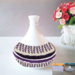 CERAMIC DESSERT BOWL W/COVER-18*18CM