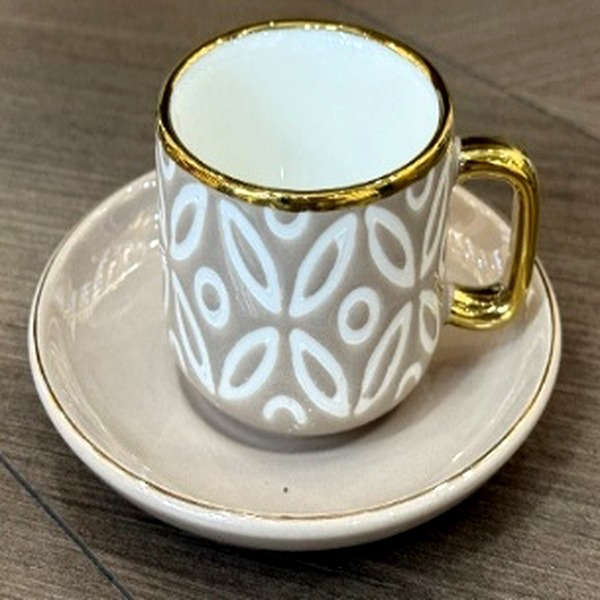 ⁦CERAMIC 12PCS COFFEE CUP & SAUCER⁩ - الصورة ⁦1⁩