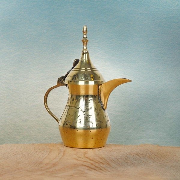 1013290000034.jpg BRASS DALLAH-5" - Image 1