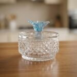 GLASS CANDY BOWL W/COVER-42185-150LC-FB