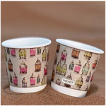 DISPOSABLE DOUBLE WALL PAPER CUP 4OZ-25PC/PKT