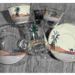 18PCS GLASS TEA & CAWA SET