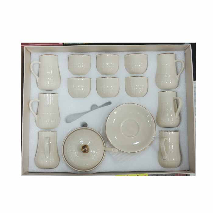 ⁦21 PCS TEA & CAWA CUP SET⁩ - الصورة ⁦1⁩