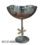 S/STEEL DESSERT BOWL WITH BASE