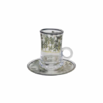 GLASS CAWA CUPS (FANAAJIN) SET 12 PCS