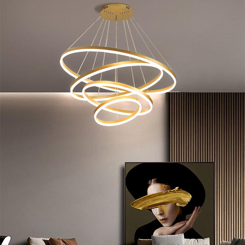 1020520000011.png CINDERELLA LIGHT-200W-D40+60+80CM-GOLD - الصورة 1
