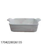 CERAMIC RECT. TRAY-22.5X14X7.5-L-016