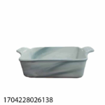 CERAMIC RECT. TRAY-22.5X14X7-L-020