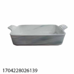 CERAMIC RECT. TRAY-35.5X22X8-L-021