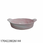 CERAMIC OVAL TRAY-27.5X17.5X7-L-032