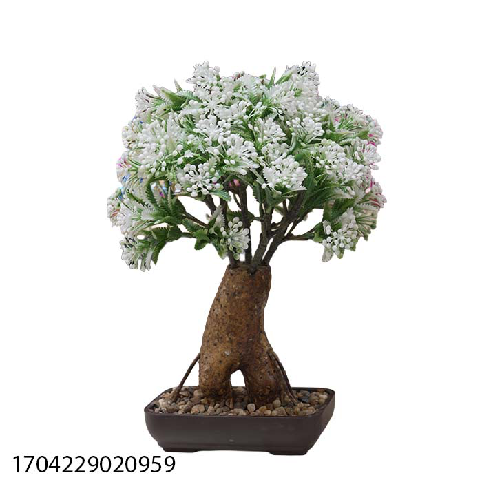 1704229020959.png ARTIFICIAL PLANT WITH VASE-12X18X38CM - Image 1