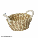 SEAGRASS ROUND BASKET -15X8