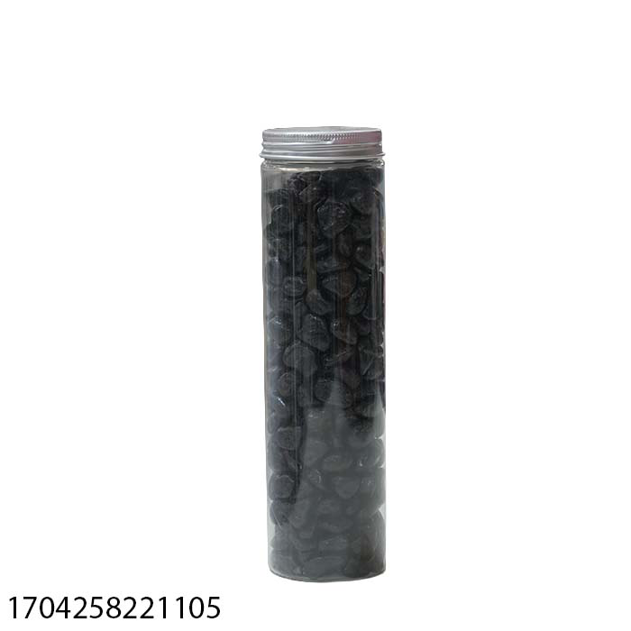 1704258221105.png DECORATIVE STONE BOTTLE- 5X20CM-BLACK - Image 1