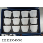 12PCS CERAMIC CAWA CUP SET