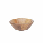 ACACIA WOOD ROUND BOWL -8